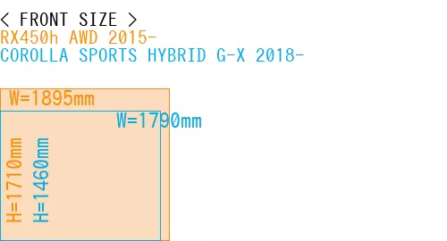 #RX450h AWD 2015- + COROLLA SPORTS HYBRID G-X 2018-